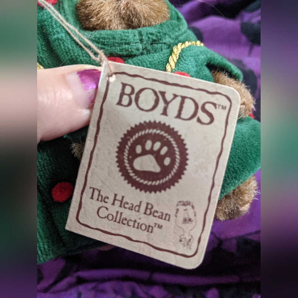 Boyds Bears Green Christmas Tree Ornament - Picture 10 of 12